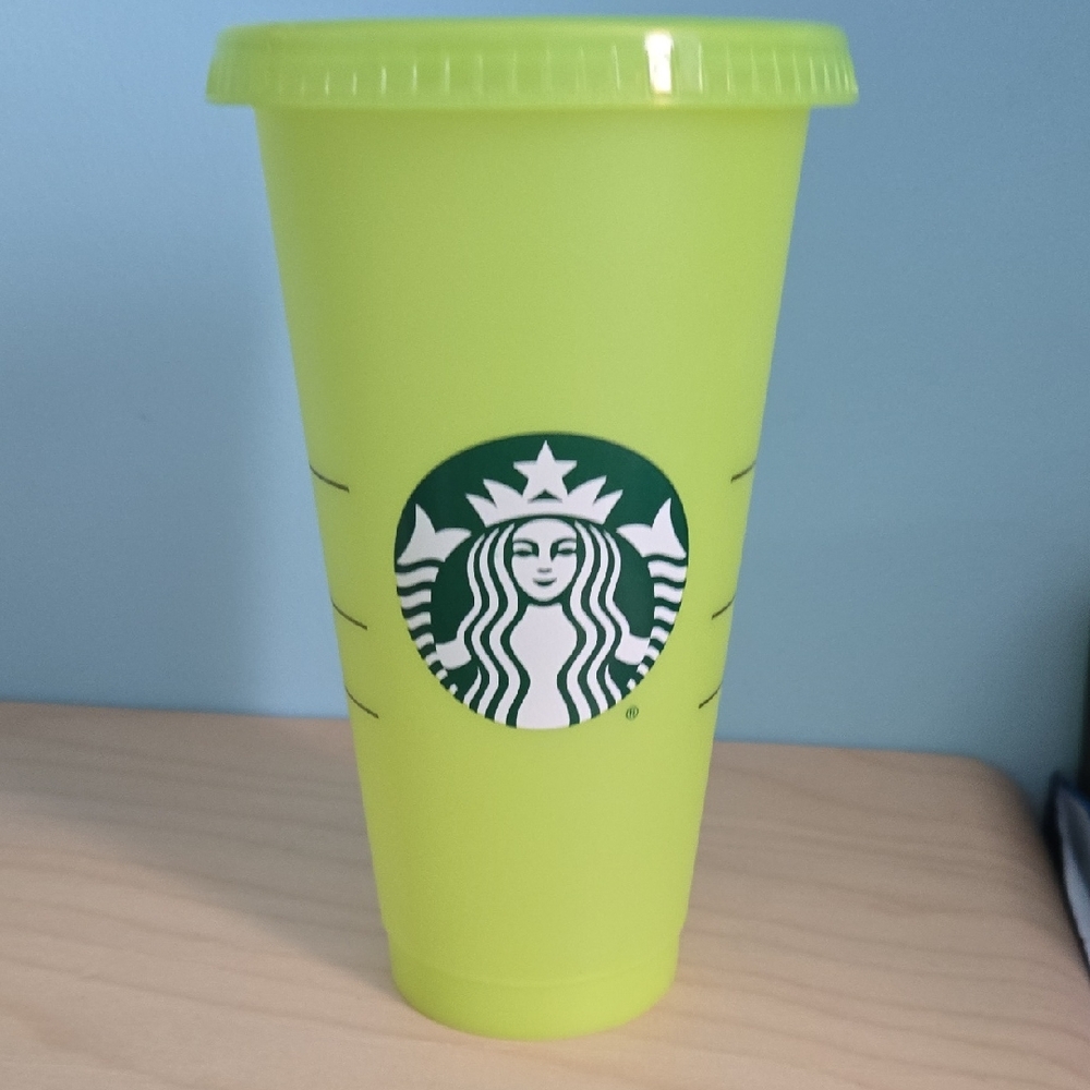 Starbucks Vibrant Lime Green Tumbler